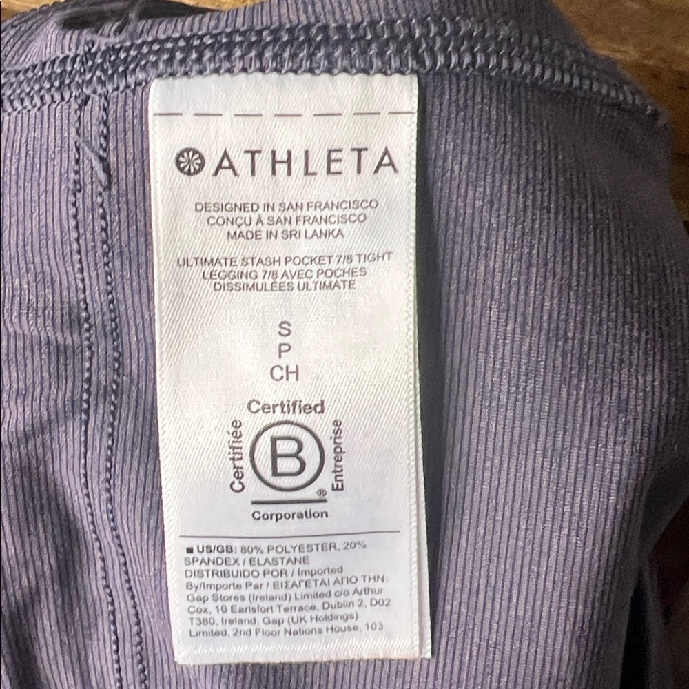 Athleta Ultimate Stash Pocket 7/8 Tight - Picture 6 of 6